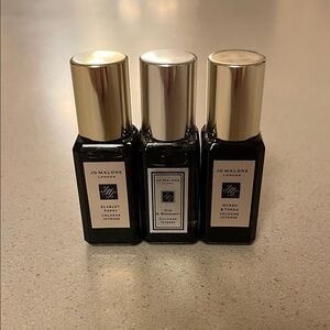 Joe Malone Oud & Bergamont, Scarlet Poppy, and Myrrh & Tonka